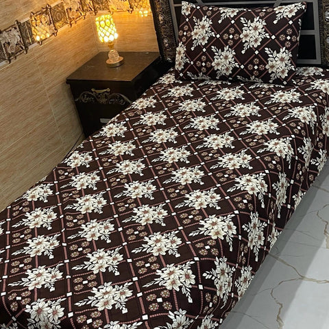 Pure Cotton Single Bedsheet 250