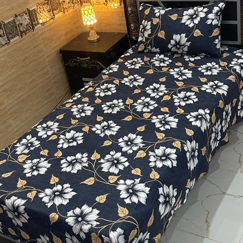 Pure Cotton Single Bedsheet 251
