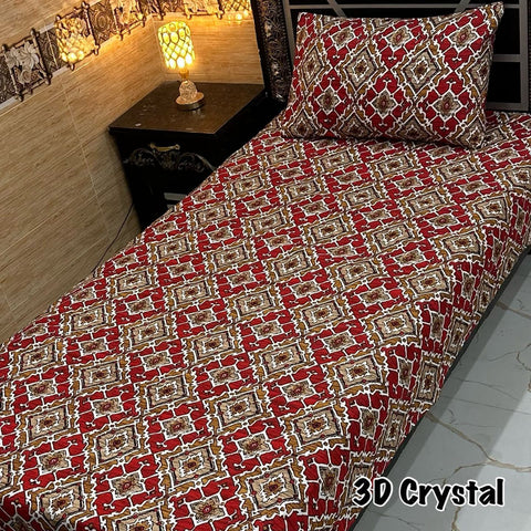Pure Cotton Single Bedsheet 252