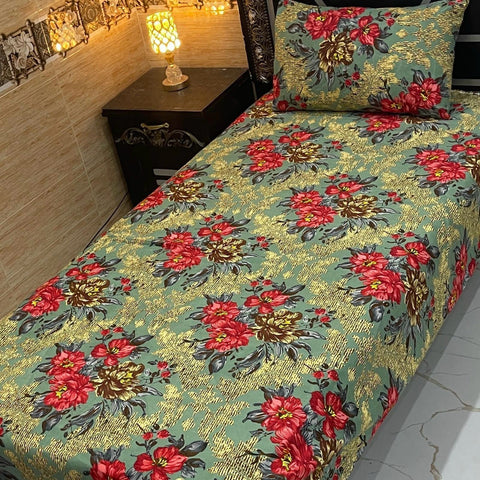 Pure Cotton Single Bedsheet 253