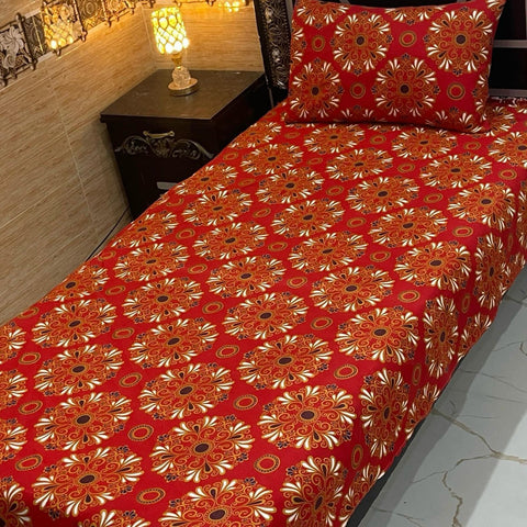 Pure Cotton Single Bedsheet 254