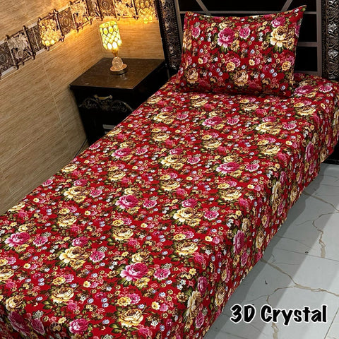 Pure Cotton Single Bedsheet 257