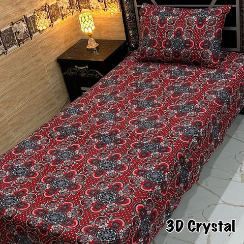 Pure Cotton Single Bedsheet 259