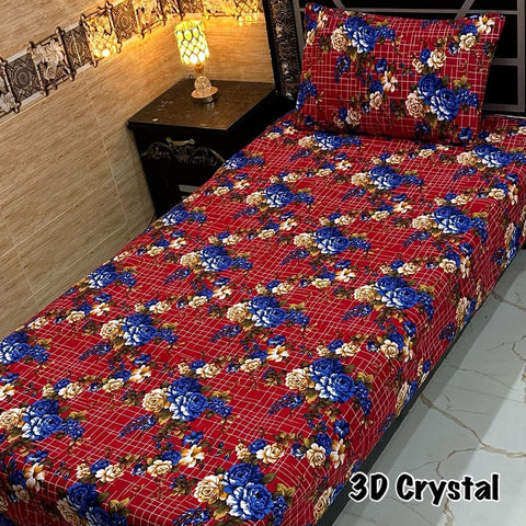 Pure Cotton Single Bedsheet 260