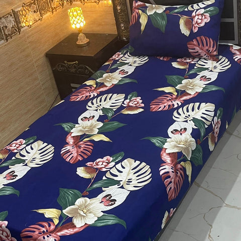 Pure Cotton Single Bedsheet 262