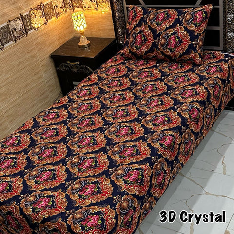 Pure Cotton Single Bedsheet 263