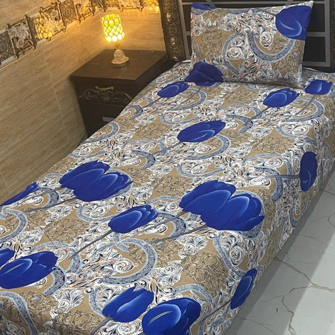 Pure Cotton Single Bedsheet 264