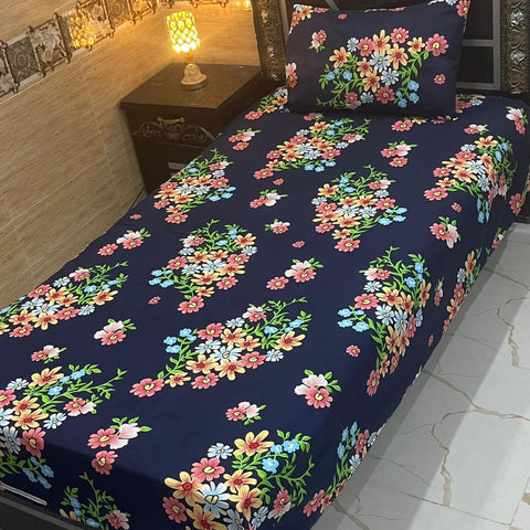 Pure Cotton Single Bedsheet 267