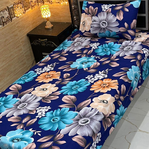 Pure Cotton Single Bedsheet 269