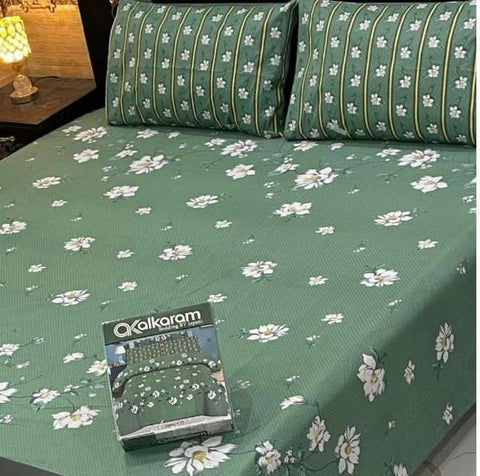 100% Pure Cotton Bedsheet 302