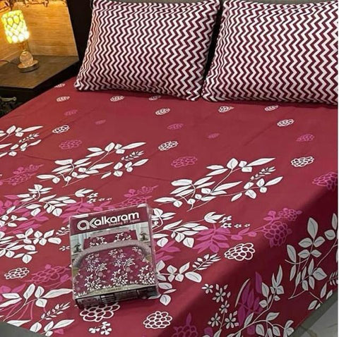 100% Pure Cotton Bedsheet 307