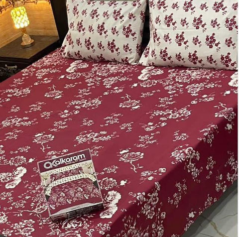 100% Pure Cotton Bedsheet 306
