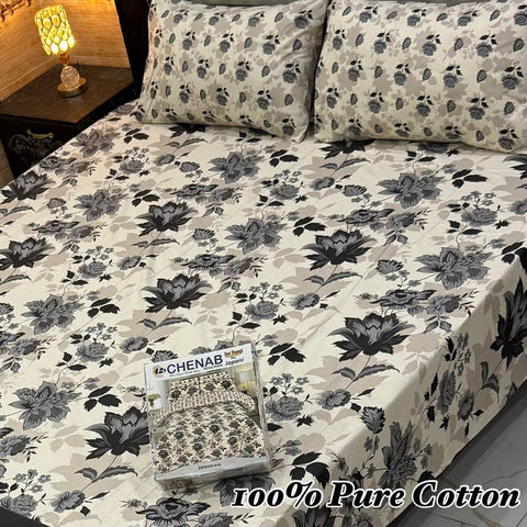 100% Pure Cotton Bedsheet 145