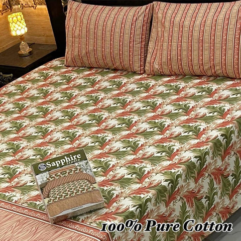 100% Pure Cotton Bedsheet 167