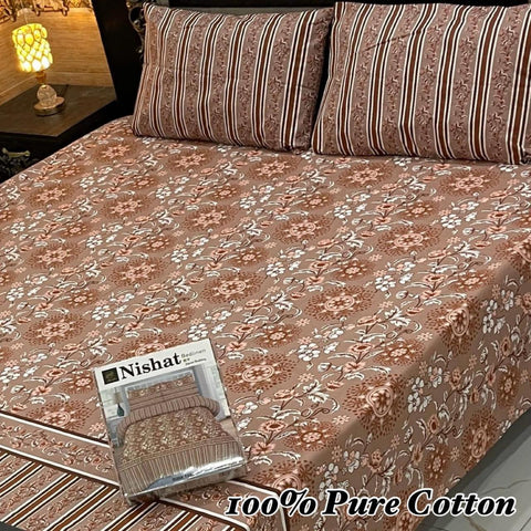 100% Pure Cotton Bedsheet 168