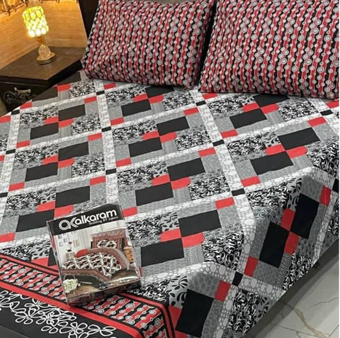 100% Pure Cotton Bedsheet 304