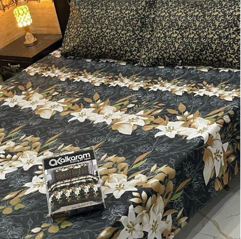100% Pure Cotton Bedsheet 306