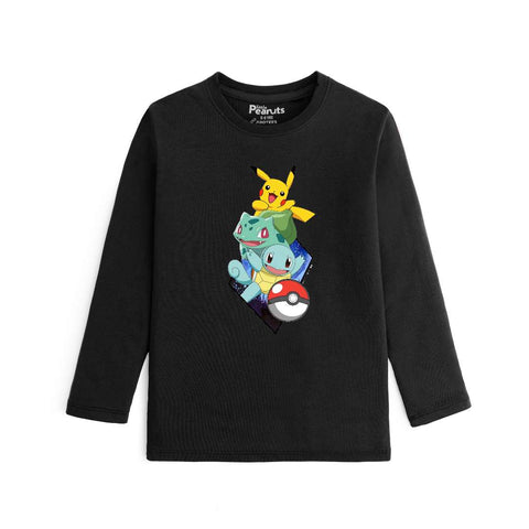 COTTON - PIKACHU FRIENDS FULL SLEEVES