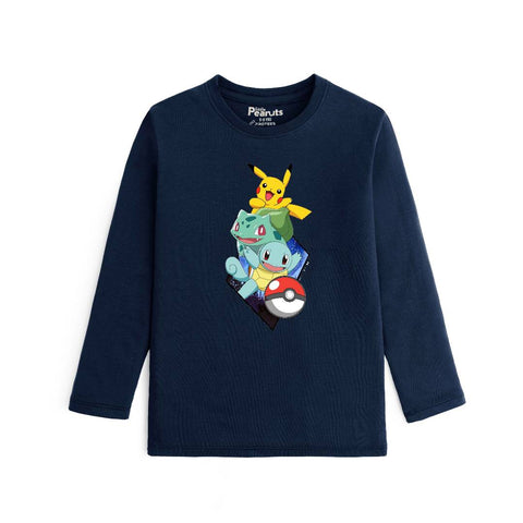 COTTON - PIKACHU FRIENDS FULL SLEEVES
