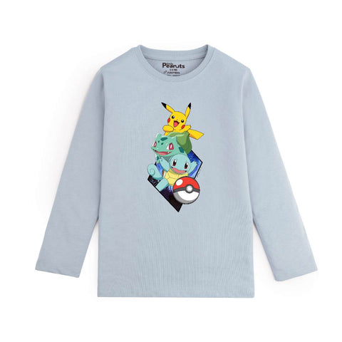COTTON - PIKACHU FRIENDS FULL SLEEVES