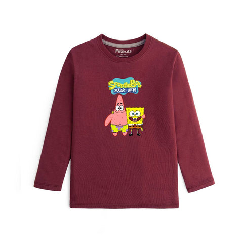 COTTON - SPONGEBOB SQUARE ANTS FULL SLEEVES