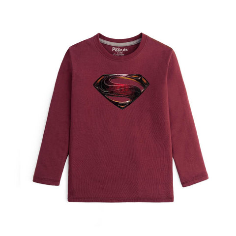 COTTON - METALLIC SUPERMAN FULL SLEEVES