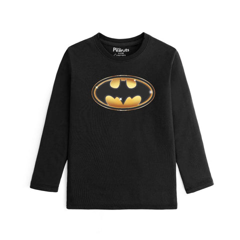 COTTON - BATMAN 3D LOGO FULL SLEEVES