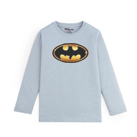 COTTON - BATMAN 3D LOGO FULL SLEEVES