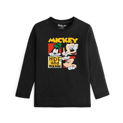 COTTON - MICKEY HIDE AND GQUEAK FULL SLEEVES