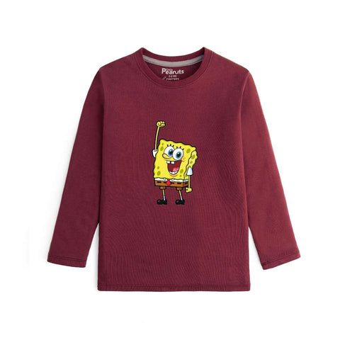 COTTON - HAPPY SPONGEBOB FULL SLEEVES