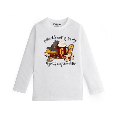 COTTON - HOGWARTS ACCEPTANCE LETTER FULL SLEEVES