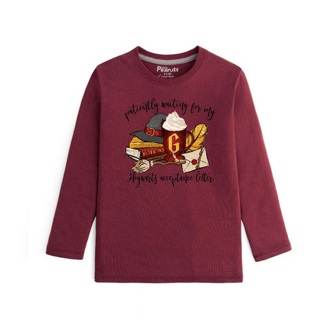 COTTON - HOGWARTS ACCEPTANCE LETTER FULL SLEEVES