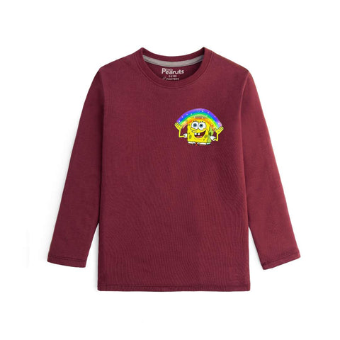 COTTON - SPONGEBOB RAINBOW FULL SLEEVES