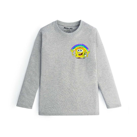 COTTON - SPONGEBOB RAINBOW FULL SLEEVES