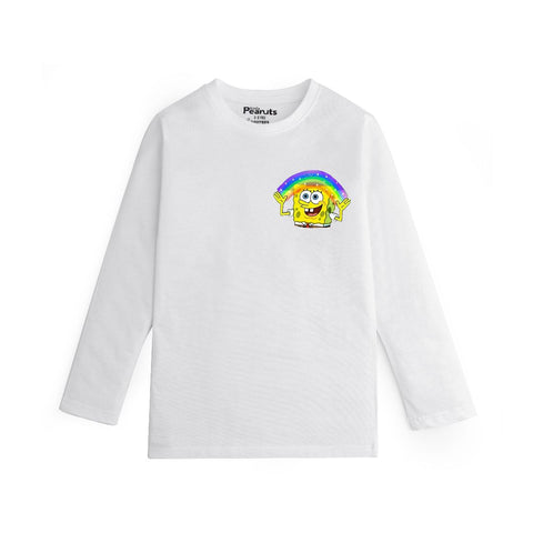 COTTON - SPONGEBOB RAINBOW FULL SLEEVES