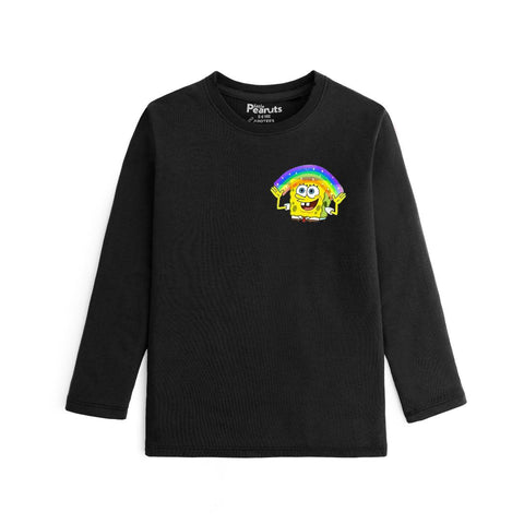 COTTON - SPONGEBOB RAINBOW FULL SLEEVES