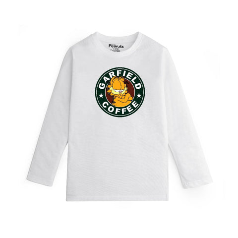 COTTON - GARFIELD COFFEE FULL SLEEVES