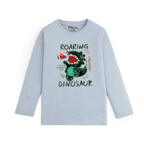 COTTON - ROARING DINOSAUR FULL SLEEVES