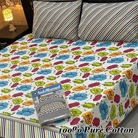 100% Pure Cotton Bedsheet 133