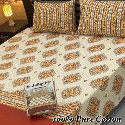 100% Pure Cotton Bedsheet 129