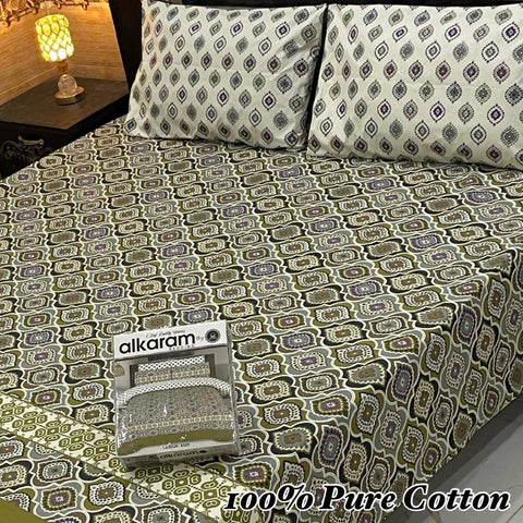 100% Pure Cotton Bedsheet 123