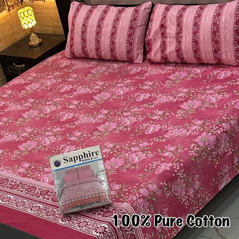 100% Pure Cotton Bedsheet 131