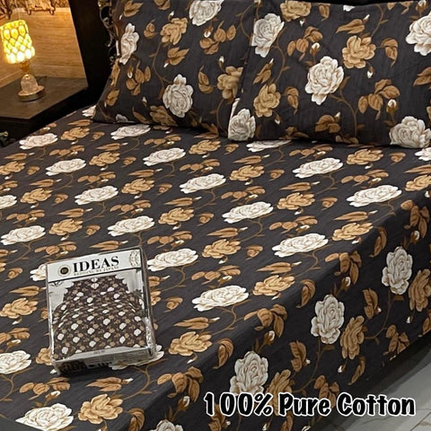100% Pure Cotton Bedsheet 128